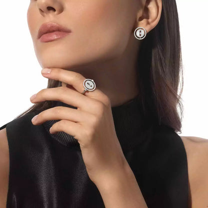 [CiCi]Lucky Move Diamond Earrings
