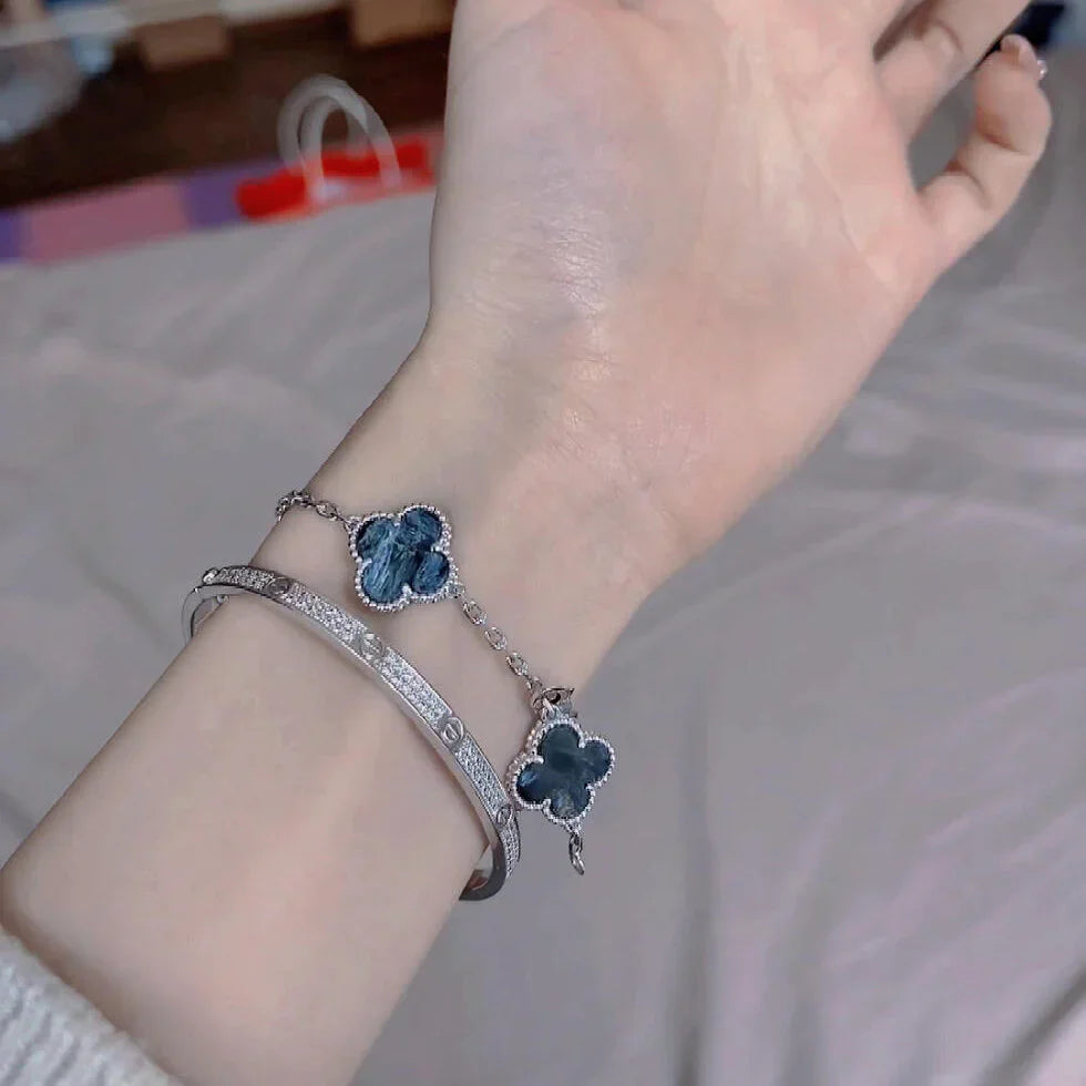 [CiCi]CLOVER 5 MOTIF PIETERSITE BRACELET COLLECTION