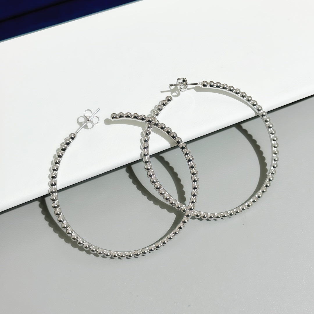 [CiCi] SMOOTH BEAD STUD EARRINGS