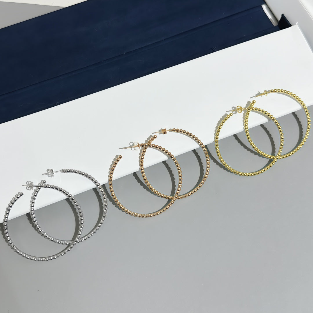 [CiCi] SMOOTH BEAD STUD EARRINGS