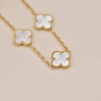 [CiCi]CLOVER WHITE PEARL MOP 5 MOTIV ARMBANDKOLLEKTION