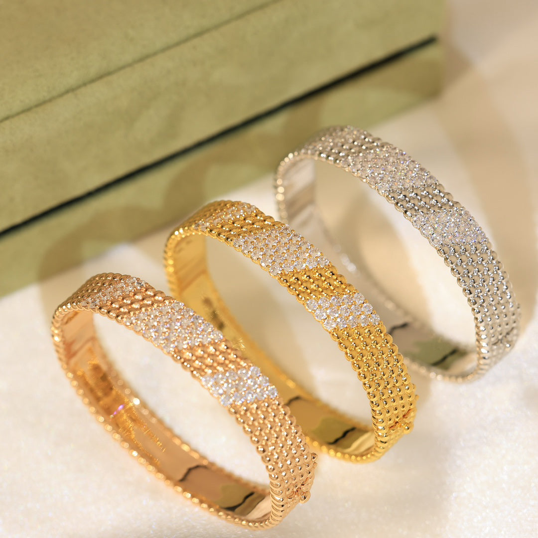 [CiCi]  FIVE-ROW DIAMOND BRACELET