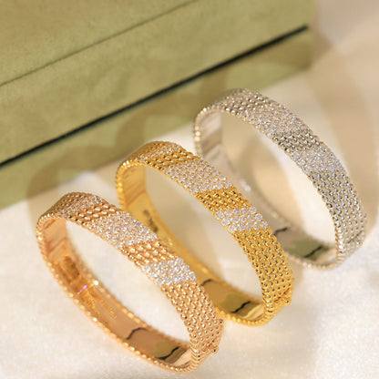 [CiCi]  FIVE-ROW DIAMOND BRACELET