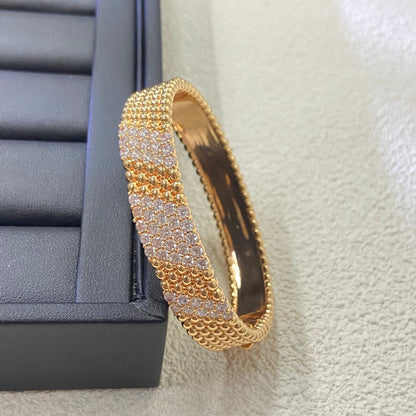 [CiCi]  FIVE-ROW DIAMOND BRACELET