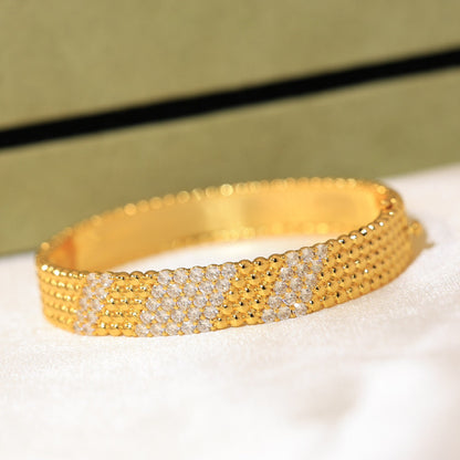 [CiCi]  FIVE-ROW DIAMOND BRACELET