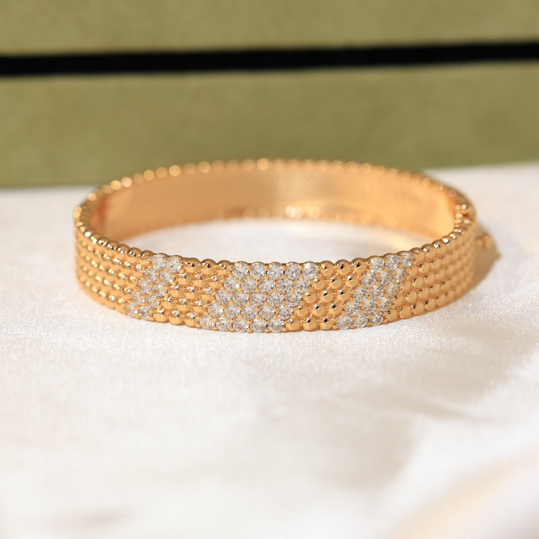[CiCi]  FIVE-ROW DIAMOND BRACELET