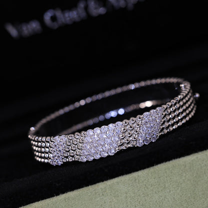 [CiCi]  FIVE-ROW DIAMOND BRACELET