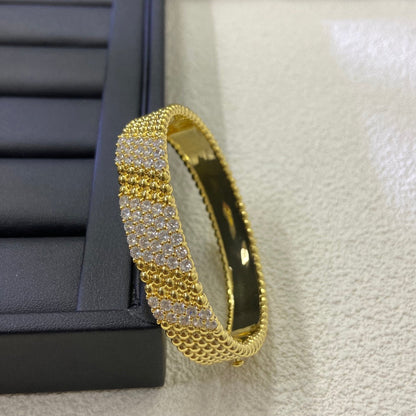 [CiCi]  FIVE-ROW DIAMOND BRACELET