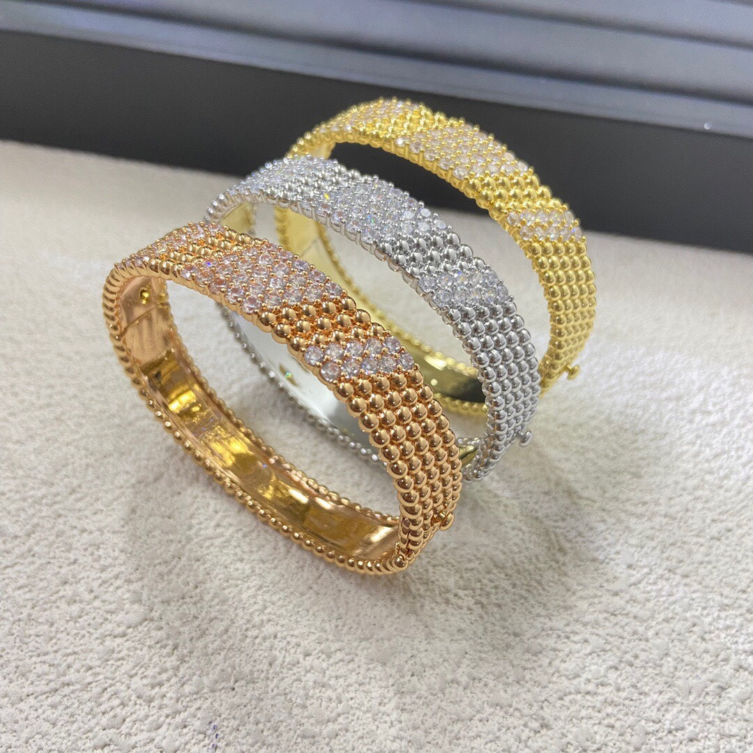 [CiCi]  FIVE-ROW DIAMOND BRACELET