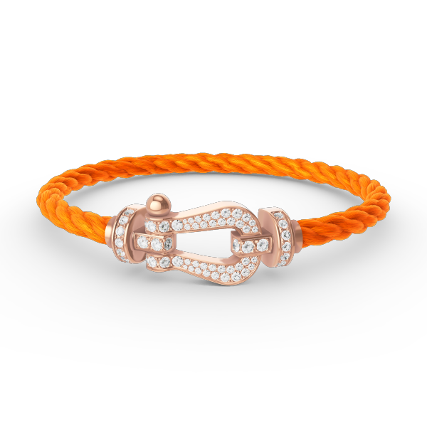 [CiCi]FORCE LARGE HORSESHOE FULL DIAMOND BRACELET ROSE GOLD