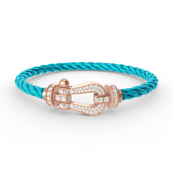 [CiCi]FORCE LARGE HORSESHOE FULL DIAMOND BRACELET ROSE GOLD