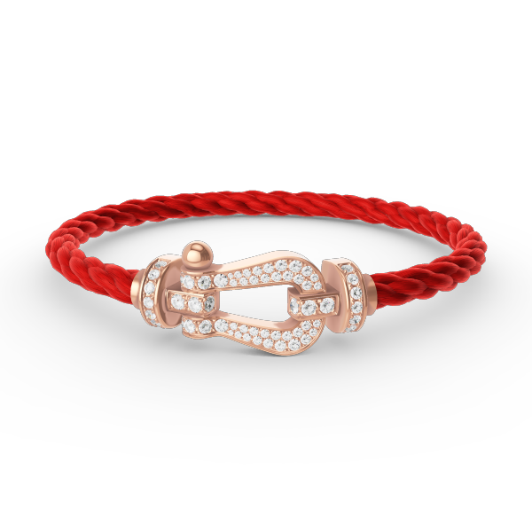 [CiCi]FORCE LARGE HORSESHOE FULL DIAMOND BRACELET ROSE GOLD
