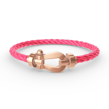 [CiCi]FORCE GROSSES HUFEISEN OHNE DIAMANT ARMBAND ROSÉGOLD