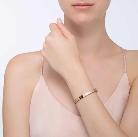 [CiCi]LOVE BRACELET 6.1MM 4 DIAMONDS