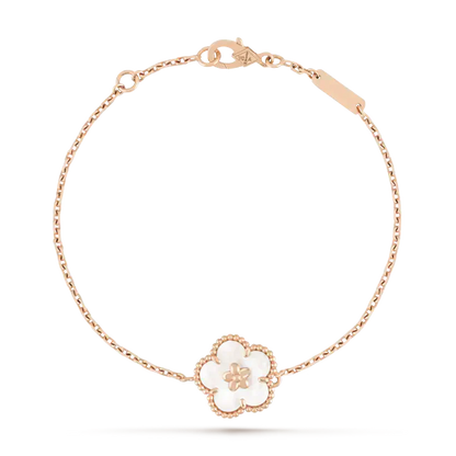 [CiCi]LUCKY WHITE MOP PLUM BLOSSOM  BRACELET