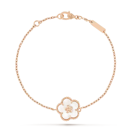 [CiCi]LUCKY WHITE MOP PLUM BLOSSOM  BRACELET