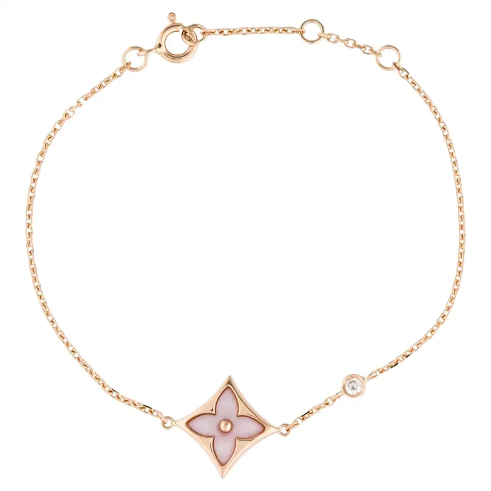 [CiCi]STAR 1 DIAMOND PINK GOLD BRACELET