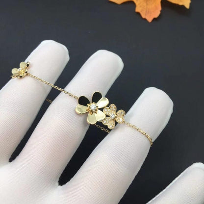 [CiCi]FRIVOLE GOLD 5 FLOWERS BRACELET
