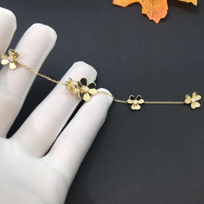 [CiCi]FRIVOLE GOLD 5 FLOWERS BRACELET