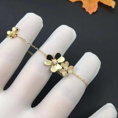 [CiCi]FRIVOLE GOLD 5 FLOWERS BRACELET