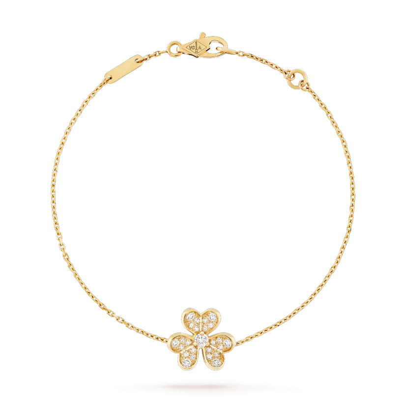 [CiCi]FRIVOLE GOLD FLOWER DIAMOND BRACELET