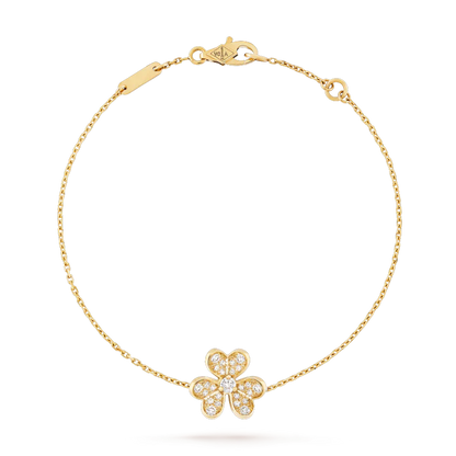 [CiCi]FRIVOLE GOLD FLOWER DIAMOND BRACELET