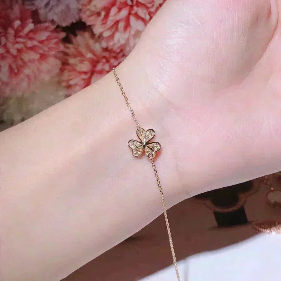 [CiCi]FRIVOLE GOLD FLOWER DIAMOND BRACELET