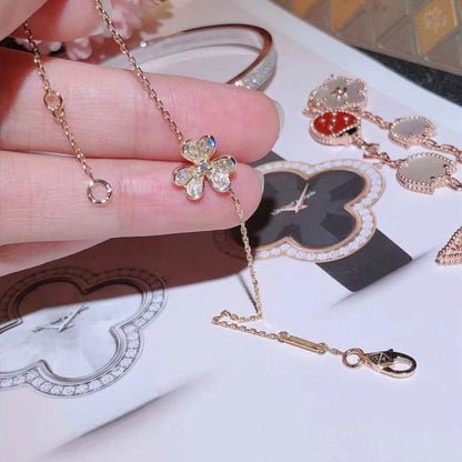 [CiCi]FRIVOLE GOLD FLOWER DIAMOND BRACELET