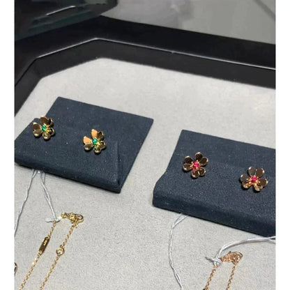 [CiCi]FRIVOLE  FLOWER PINK EARRINGS