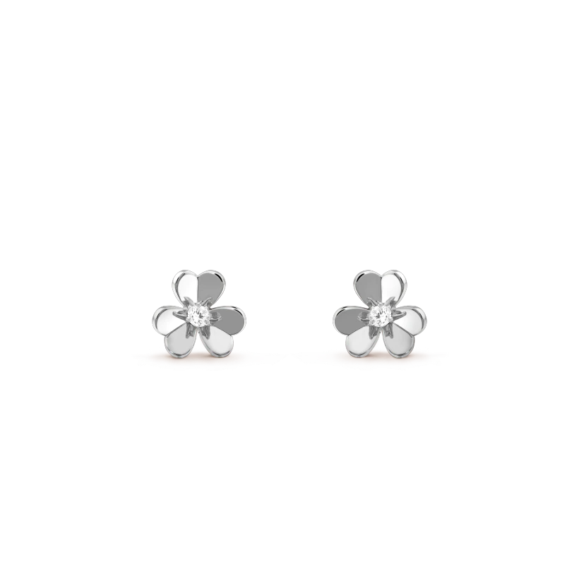 [CiCi]FRIVOLE MINI SILVER FLOWER EARRINGS