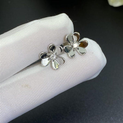 [CiCi]FRIVOLE MINI SILVER FLOWER EARRINGS