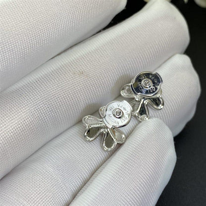 [CiCi]FRIVOLE MINI SILVER FLOWER EARRINGS