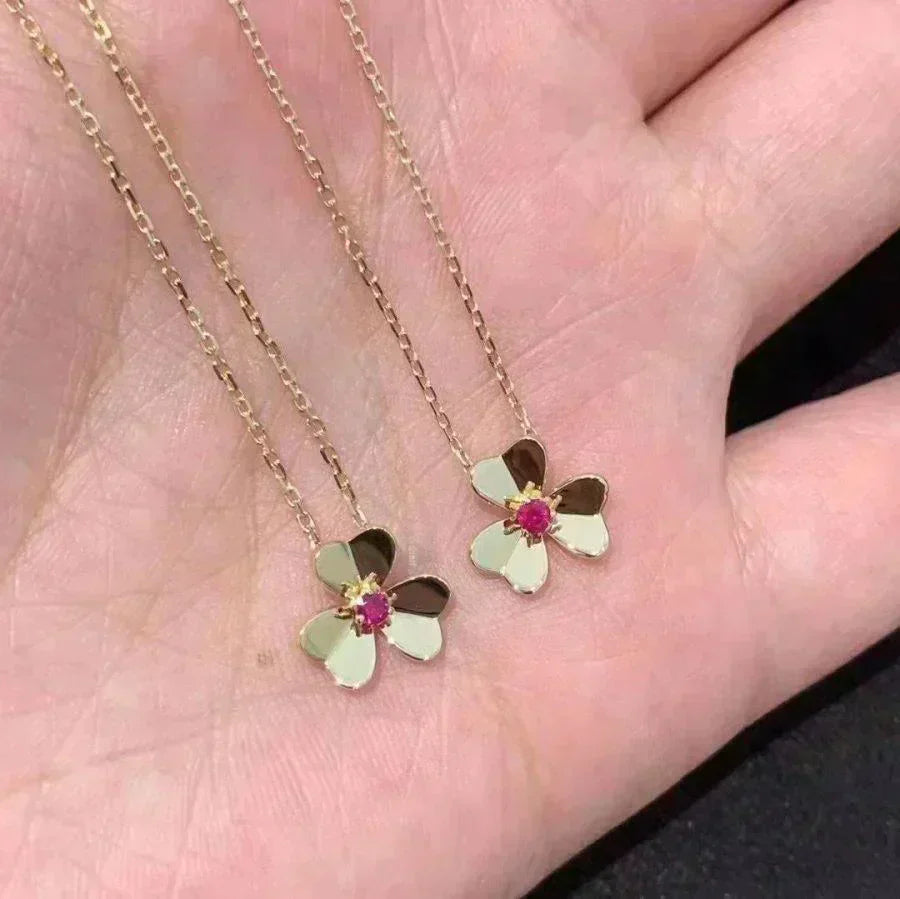 [CiCi]FRIVOLE GOLD FLOWER NECKLACE