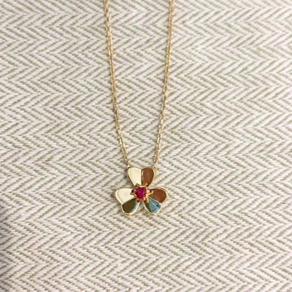 [CiCi]FRIVOLE GOLD FLOWER NECKLACE