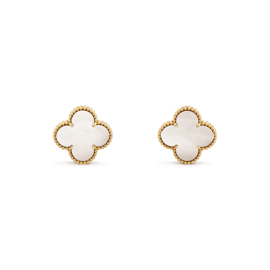 [CiCi]CLOVER MINI GOLD EARRINGS