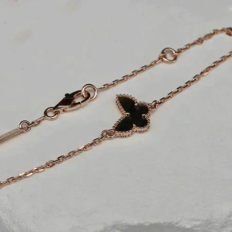 [CiCi]BUTTERFLY ONYX  BUTTERFLY BRACELET
