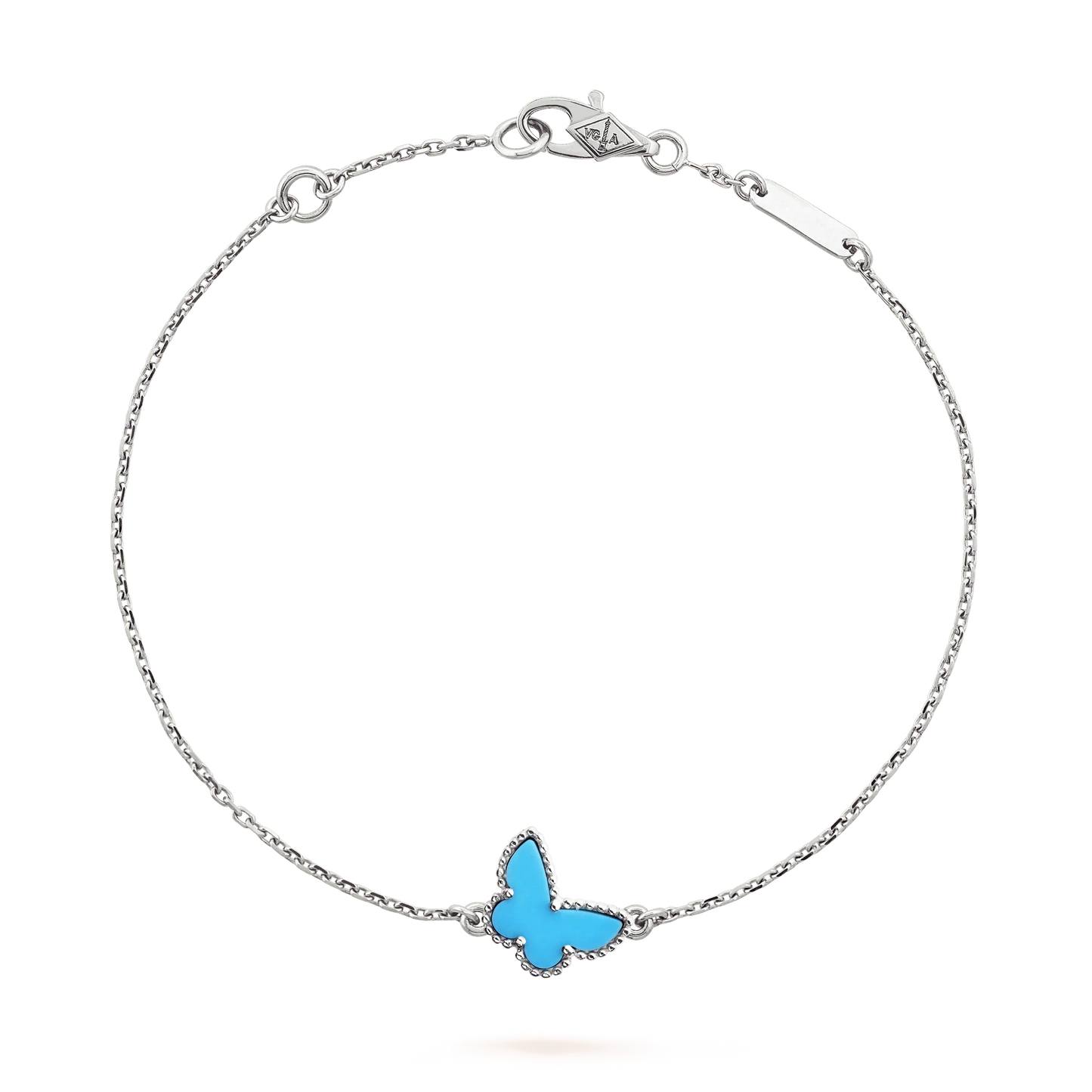 [CiCi]BUTTERFLY TURQUOISE BUTTERFLY BRACELET SILVER