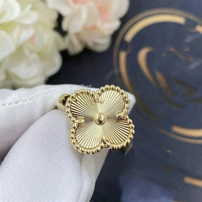 [CiCi]CLOVER GOLD RING