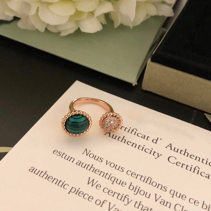 [CiCi]PERLEE COULEURS DIAMOND ROSE GOLD BETWEEN THE FINGER RING