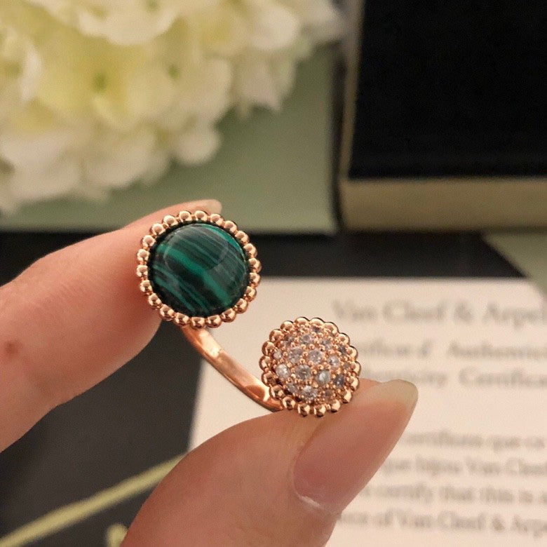 [CiCi]PERLEE COULEURS DIAMOND ROSE GOLD BETWEEN THE FINGER RING