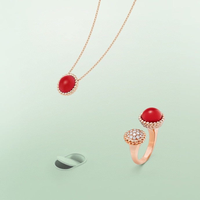 [CiCi]PERLEE COULEURS DIAMOND ROSE GOLD BETWEEN THE FINGER RING