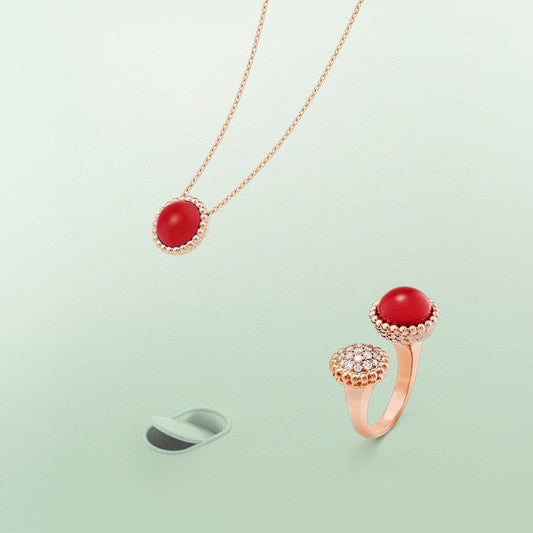 [CiCi]PERLEE COULEURS DIAMOND ROSE GOLD BETWEEN THE FINGER RING