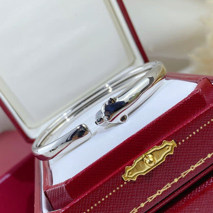 [CiCi]PANTHERE SILVER OPEN BRACELET