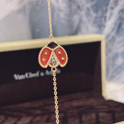 [CiCi]LUCKY SPRING 1 MOTIF PINK GOLD BRACELET
