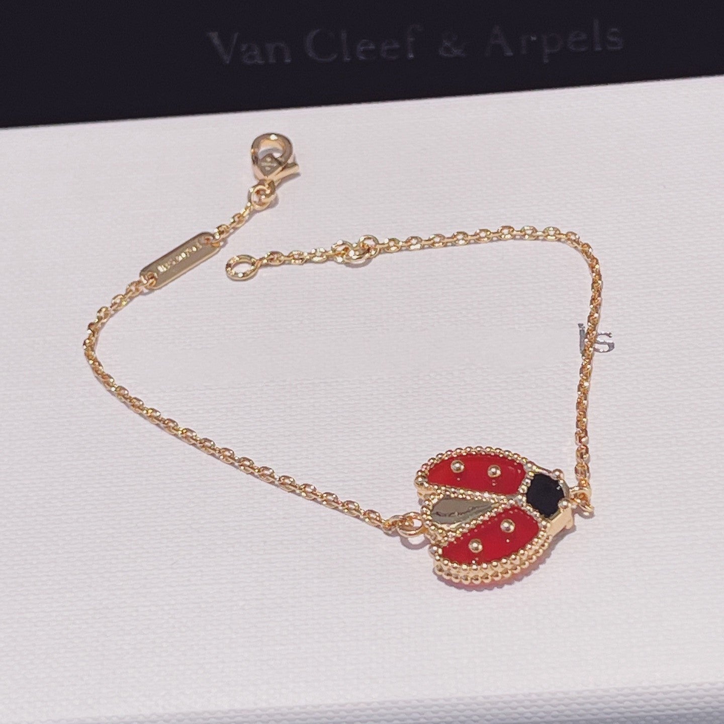 [CiCi]LUCKY SPRING 1 MOTIF PINK GOLD BRACELET