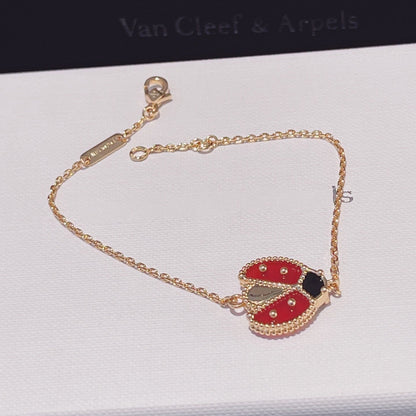 [CiCi]LUCKY SPRING 1 MOTIF PINK GOLD BRACELET