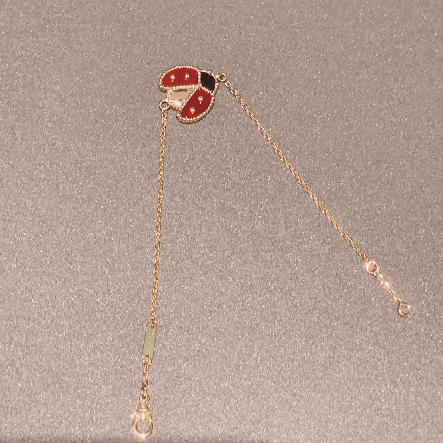 [CiCi]LUCKY SPRING 1 MOTIF PINK GOLD BRACELET