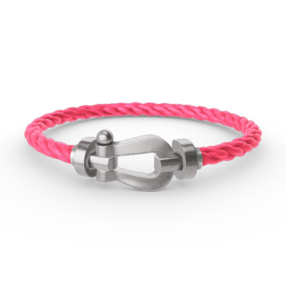 [CiCi]FORCE GROSSES HUFEISEN OHNE DIAMANT ARMBAND SILBER