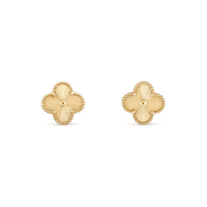 [CiCi]CLOVER MEDIUM 1 MOTIFS LASER EARRINGS