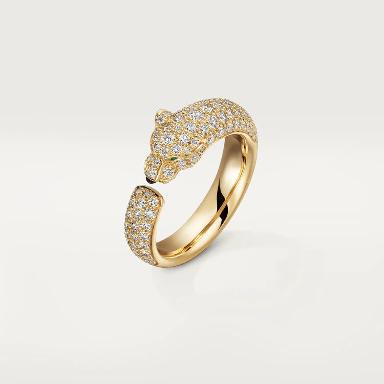 [CiCi]PANTHERE PINK GOLD DIAMOND RING